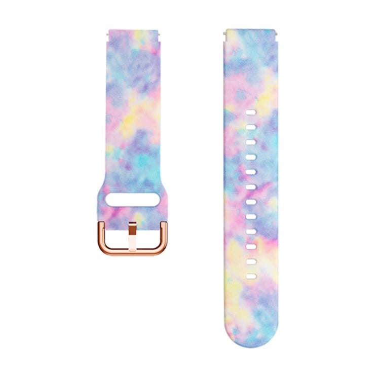 For ID205 / Willful SW021 19mm Silicone Printing Watch Band(Candy)