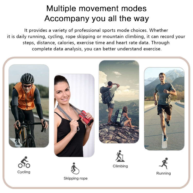 G30 1.69 inch TFT Screen Smart Watch, TPU Bnad IP67 Waterproof Support Bluetooth Call / Multiple ...