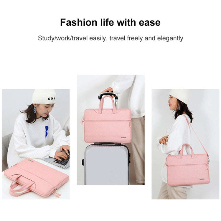 Handbag Laptop Bag Inner Bag, Size:14 inch(Dark Blue)