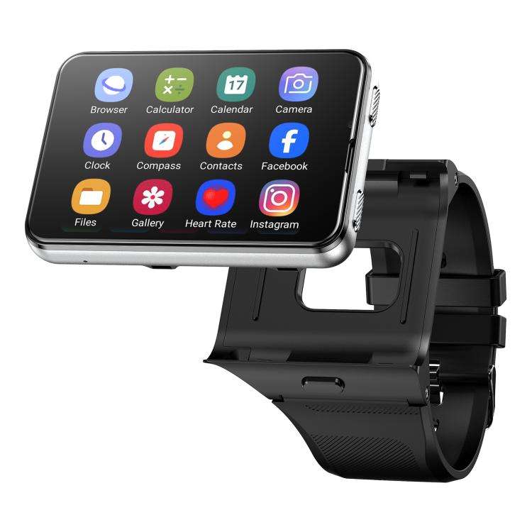 S999 2.88 inch TFT Screen 4G Smart Watch, Android 11 4GB+64GB(Silver)