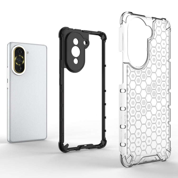 For Huawei nova 10 Pro 4G Shockproof Honeycomb PC + TPU Phone Case(Red)