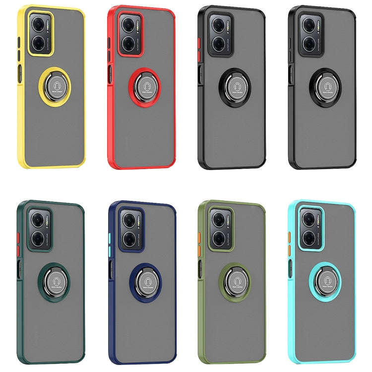 For Xiaomi Redmi Note 11E Q Shadow 1 Series TPU and PC Phone Case(Red)