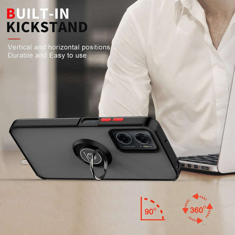 For Xiaomi Redmi Note 11E Q Shadow 1 Series TPU and PC Phone Case(Red)