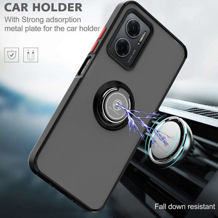 For Xiaomi Redmi Note 11E Q Shadow 1 Series TPU and PC Phone Case(Red)