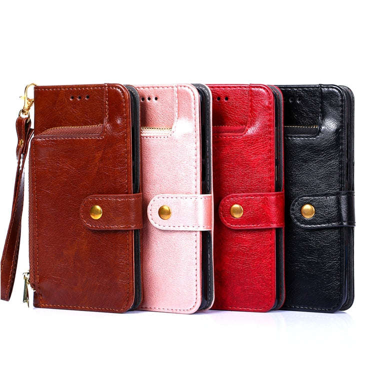 For Huawei nova 10 Zipper Bag Leather Phone Case(Black)