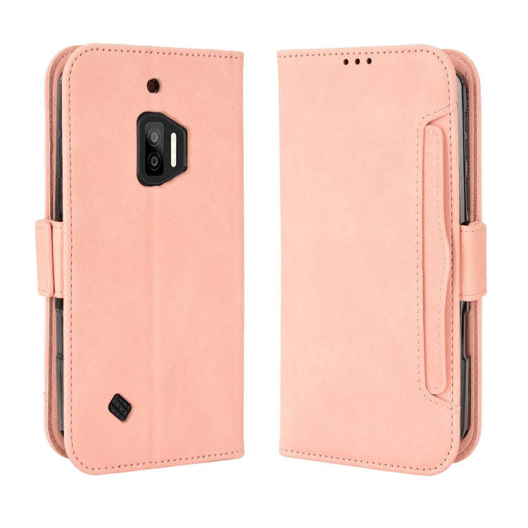 For Oukitel WP12 / WP12 Pro Skin Feel Calf Texture Card Slots Leather Phone Case(Pink)