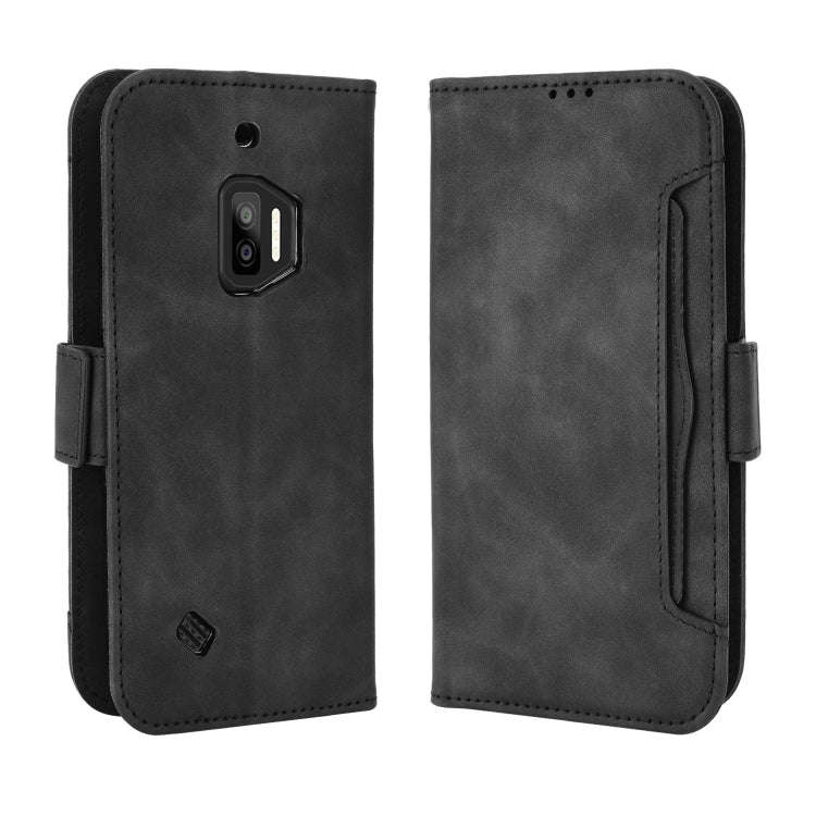 For Oukitel WP12 / WP12 Pro Skin Feel Calf Texture Card Slots Leather Phone Case(Black)