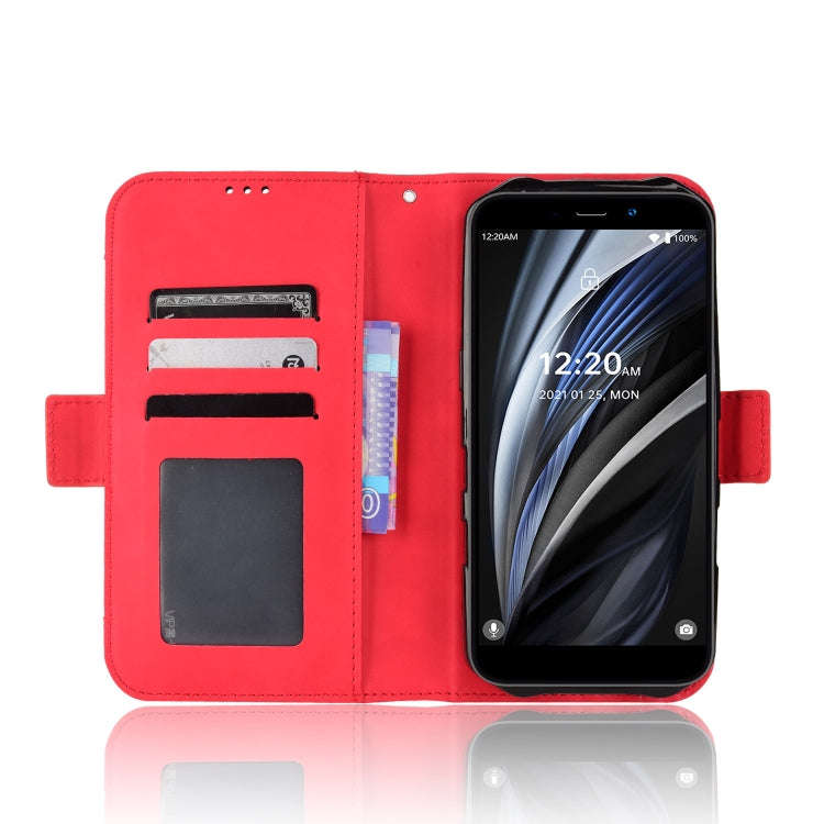 For Oukitel WP12 / WP12 Pro Skin Feel Calf Texture Card Slots Leather Phone Case(Red)