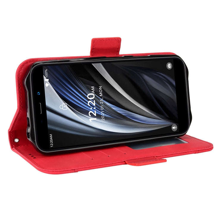 For Oukitel WP12 / WP12 Pro Skin Feel Calf Texture Card Slots Leather Phone Case(Red)