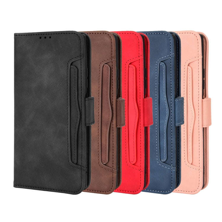 For Oukitel WP12 / WP12 Pro Skin Feel Calf Texture Card Slots Leather Phone Case(Pink)