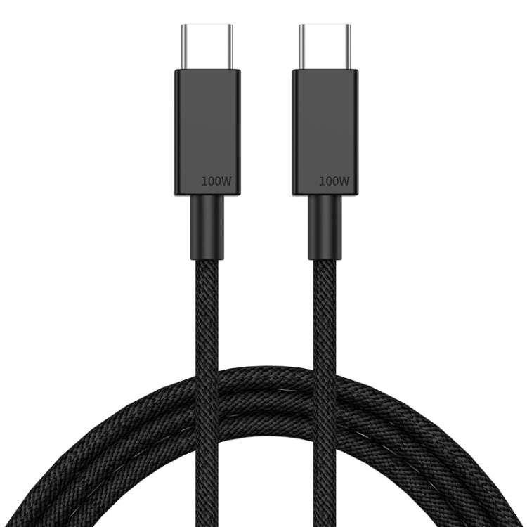 100W USB-C / Type-C to USB-C / Type-C Fast Charging Data Cable, Length:2m(Black)