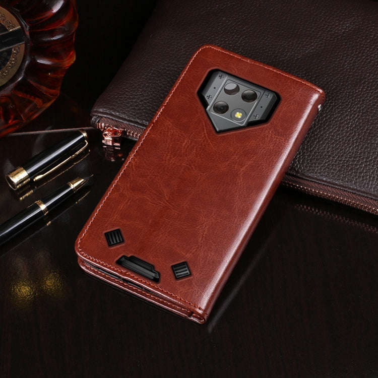 For Blackview BV9800 Pro idewei Crazy Horse Texture Horizontal Flip Leather Case with Holder & Ca...