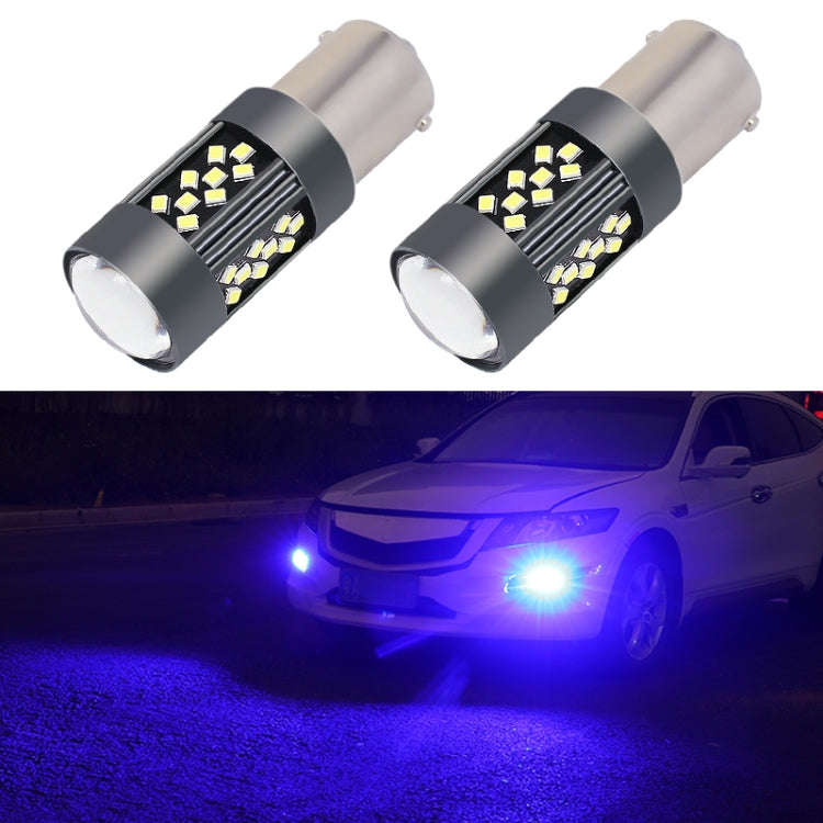1 Pair 1156 12V 7W Continuous Car LED Fog Light(Blue Light)