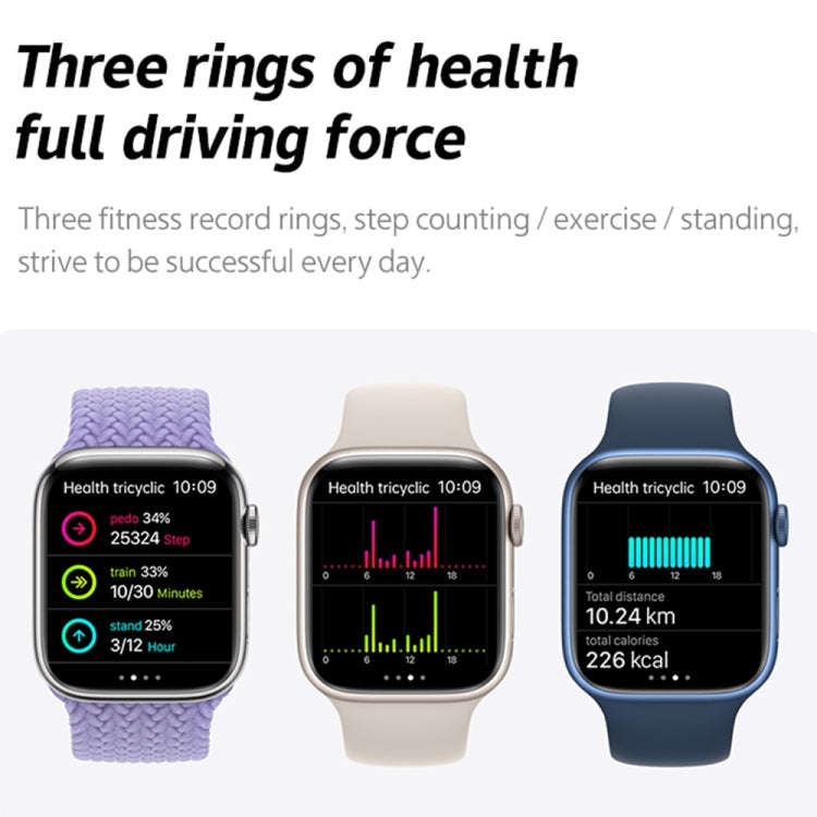 W17 Pro Max 1.9 inch Bluetooth Call Message Reminder Silicone Smart Watch(White)