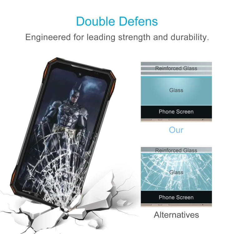 10 PCS 0.26mm 9H 2.5D Tempered Glass Film For Doogee S89 Pro
