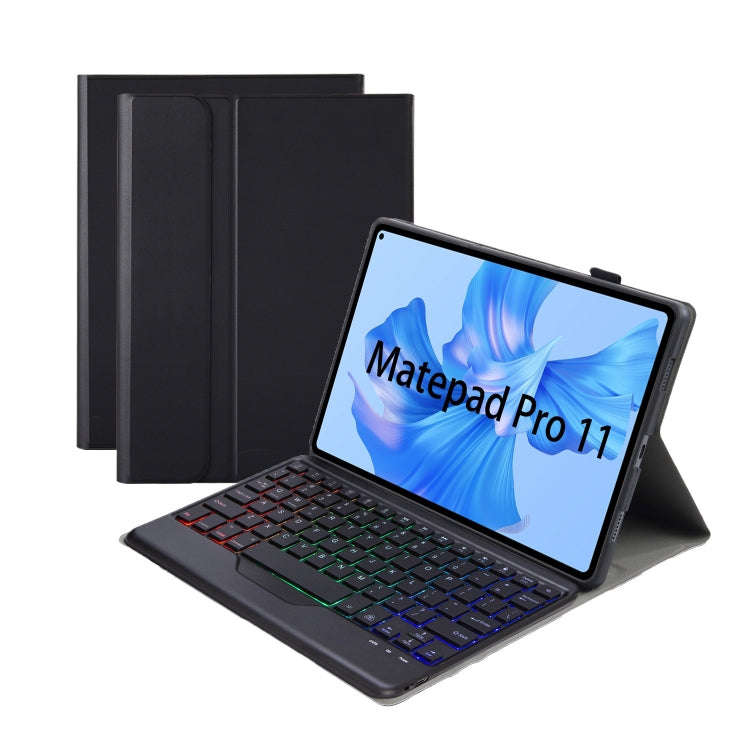 For Huawei MatePad Pro 11 2022 AHW12-BS Detachable Backlight Bluetooth Keyboard Tablet Leather Ca...