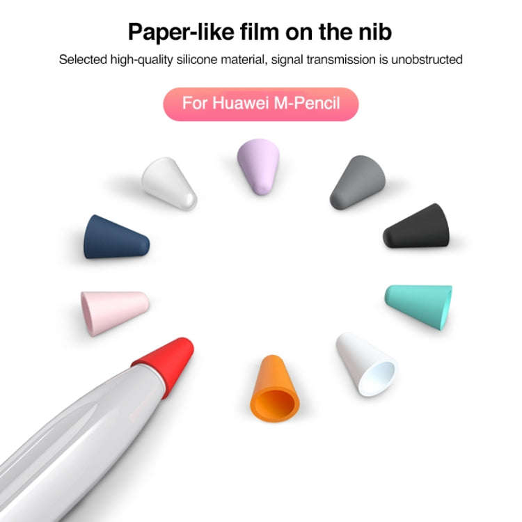 10 in 1 / Set Silicone Nib Cap For Huawei Pencil(Lavender)