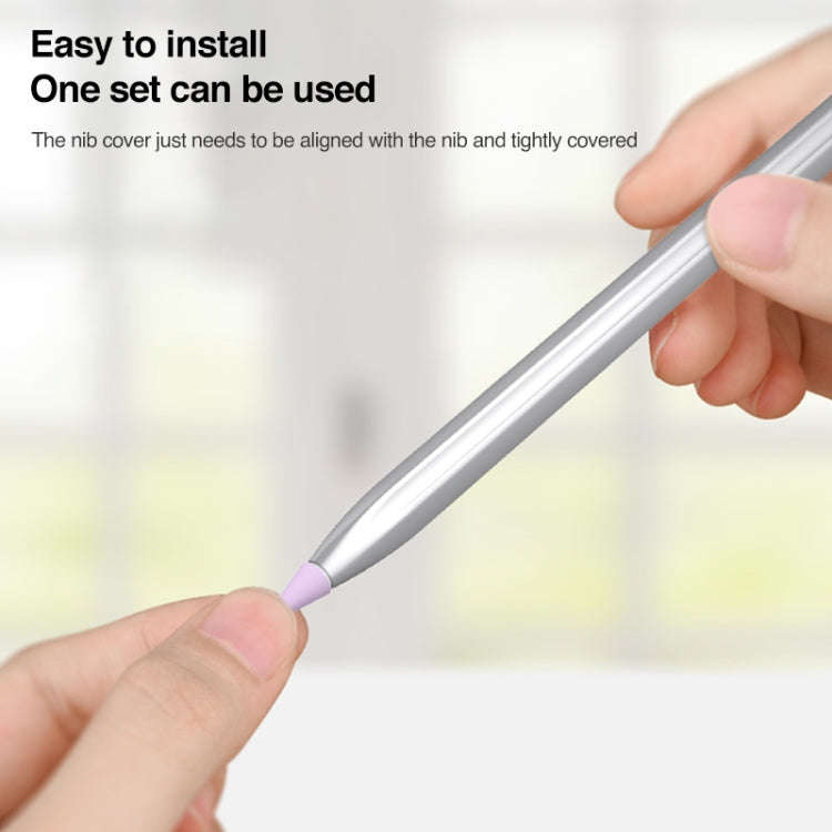 10 in 1 / Set Silicone Nib Cap For Huawei Pencil(Lavender)