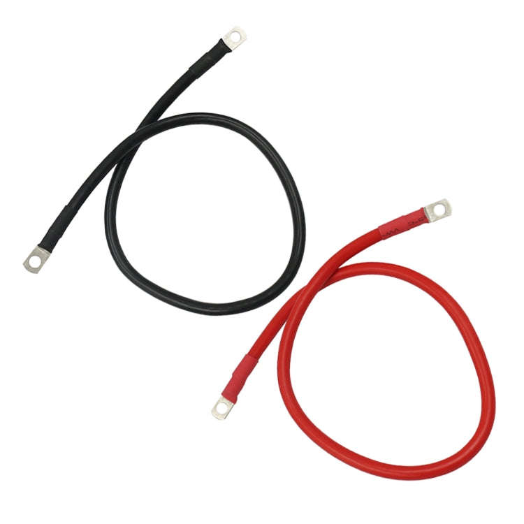 6AWG 25-10 Car 50cm Red + Black Pure Copper Battery Inverter Cable