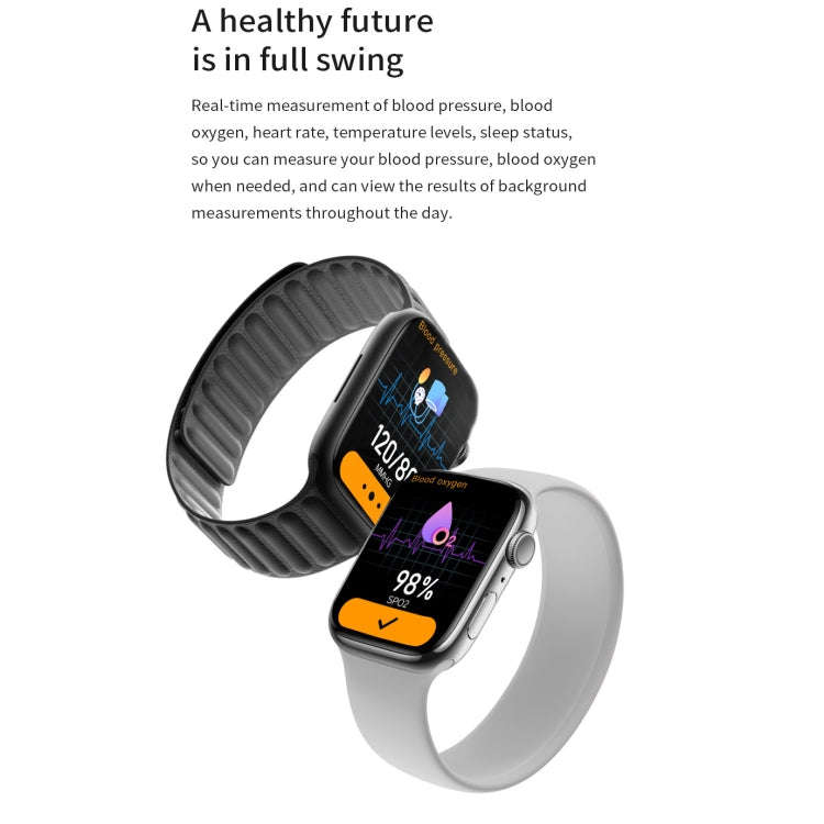 Watch 8 Max 1.85 inch Wireless Charging Bluetooth Call NFC Smartwatch(Pink)