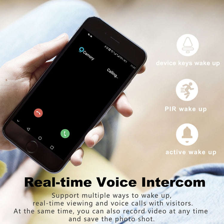 T30 Tuya Smart WIFI Video Doorbell Support Two-way Intercom & Night Vision(White)