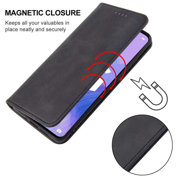 For Huawei Nova 6 5G Magnetic Closure Leather Phone Case(Black)