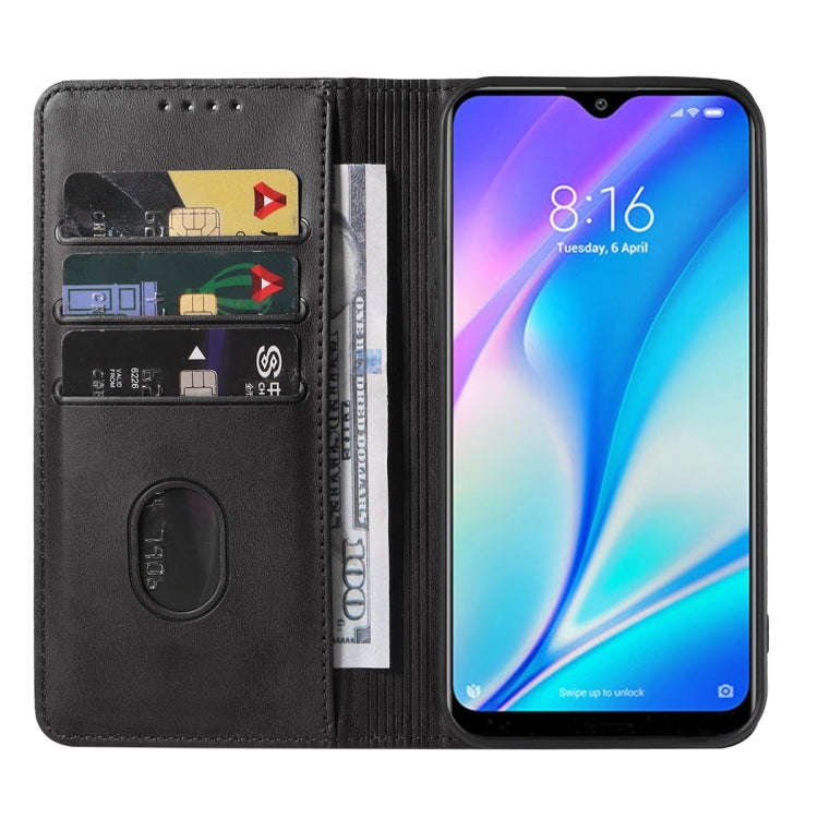 For Xiaomi Redmi 8A Pro Magnetic Closure Leather Phone Case(Black)
