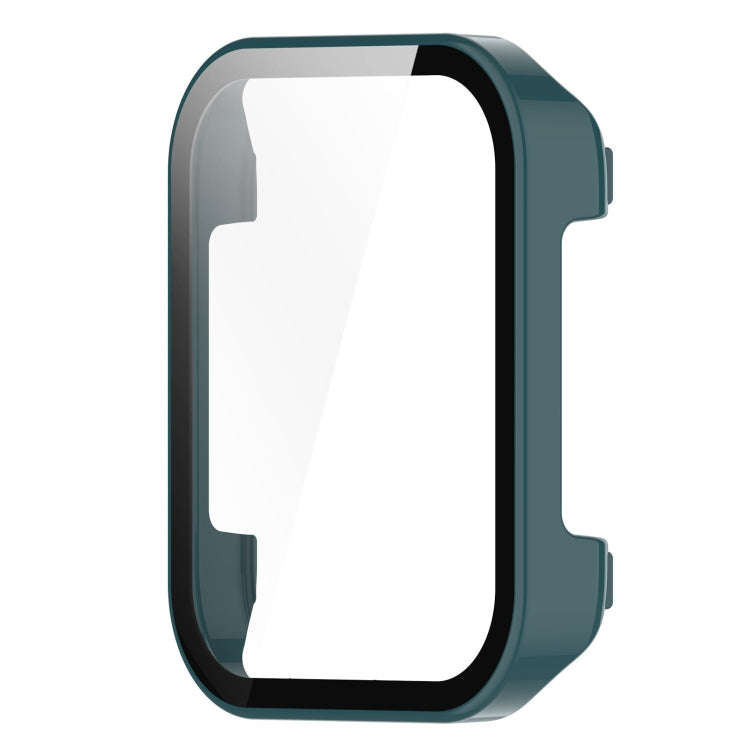 For Realme Watch 3 Tempered Glass Film PC Watch Case(Pine Green)
