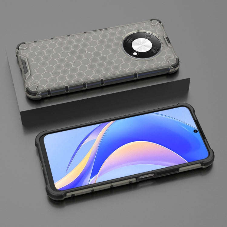 For Huawei nova Y90 4G Honeycomb Phone Case(Black)