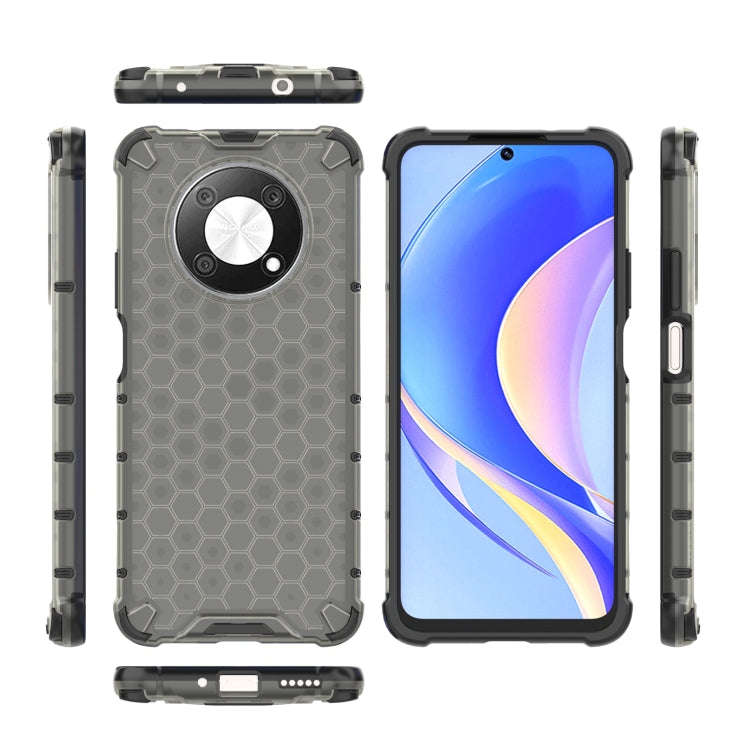 For Huawei nova Y90 4G Honeycomb Phone Case(Black)