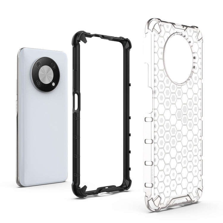 For Huawei nova Y90 4G Honeycomb Phone Case(Black)