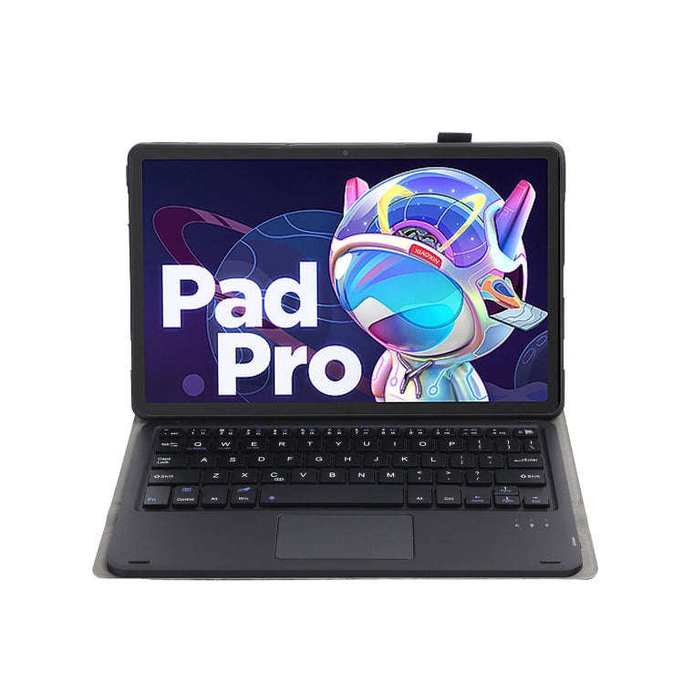 AM18-A Bluetooth Keyboard Leather Case with Touchpad For Lenovo XiaoXin Pad Pro 2022 11.2 inch(Bl...
