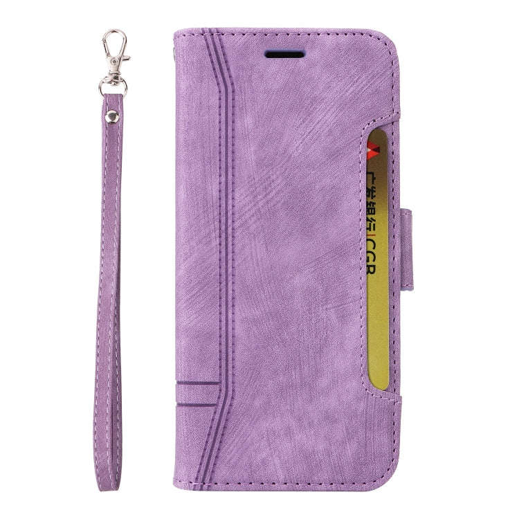 For Honor X7 BETOPNICE Dual-side Buckle Leather Phone Case(Purple)