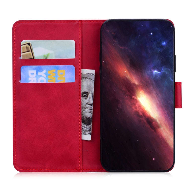 For OPPO Reno8 Pro Tiger Embossing Pattern Flip Leather Phone Case(Red)