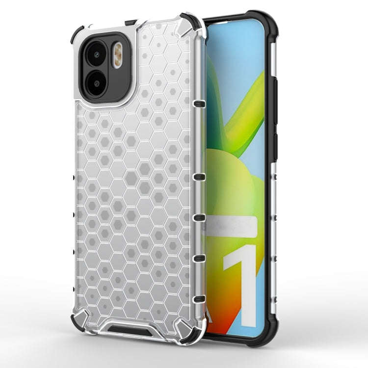 For Xiaomi Redmi A1 Shockproof Honeycomb PC + TPU Phone Case(White)