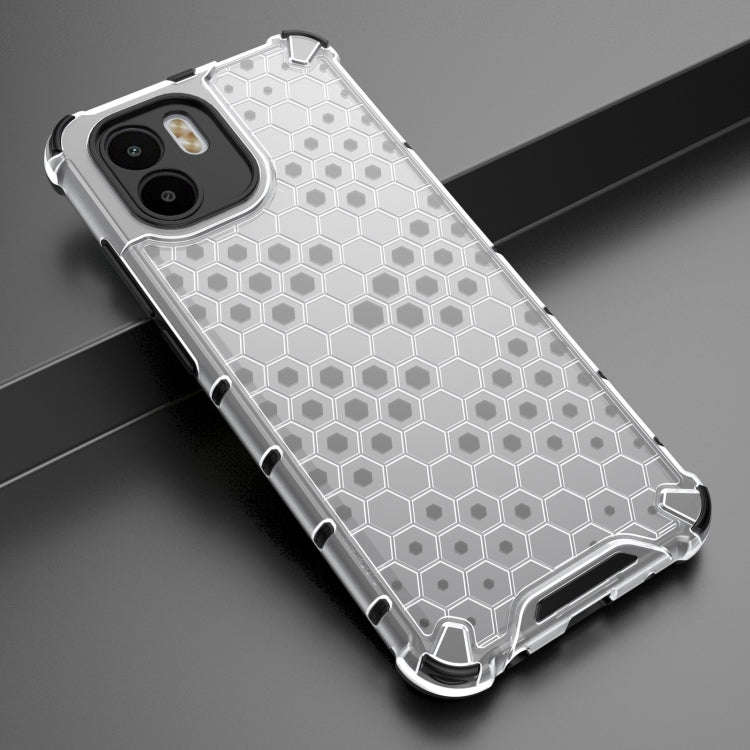 For Xiaomi Redmi A1 Shockproof Honeycomb PC + TPU Phone Case(White)
