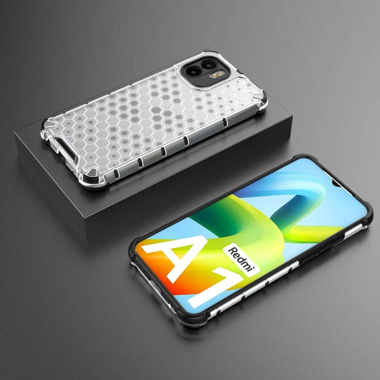 For Xiaomi Redmi A1 Shockproof Honeycomb PC + TPU Phone Case(White)