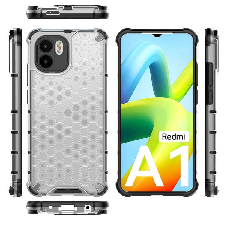 For Xiaomi Redmi A1 Shockproof Honeycomb PC + TPU Phone Case(White)