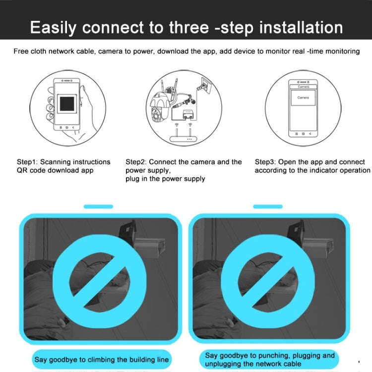 QX67 3MP Humanoid Recognition AI Alarm WiFi Dome IP Camera, EU Plug