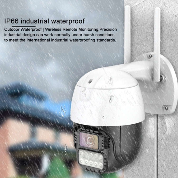 QX67 3MP Humanoid Recognition AI Alarm WiFi Dome IP Camera, UK Plug
