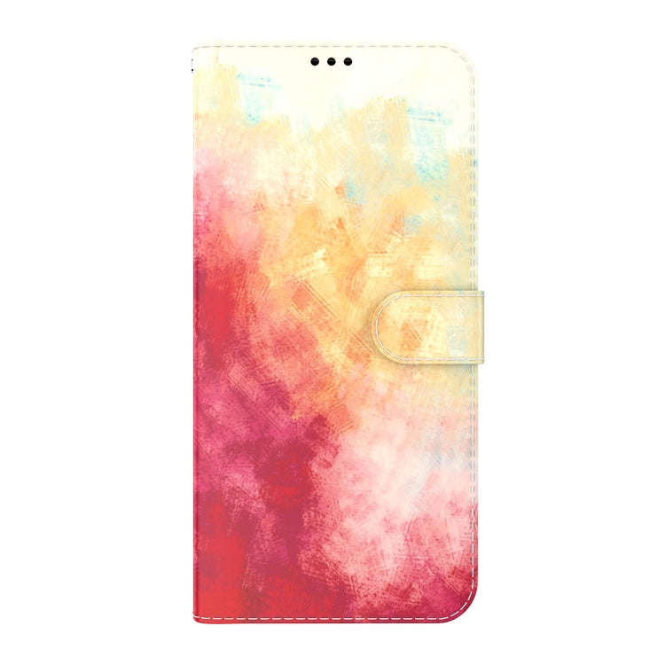 For Infinix Note 12 Pro 4G Watercolor Pattern Flip Leather Phone Case(Spring Cherry)