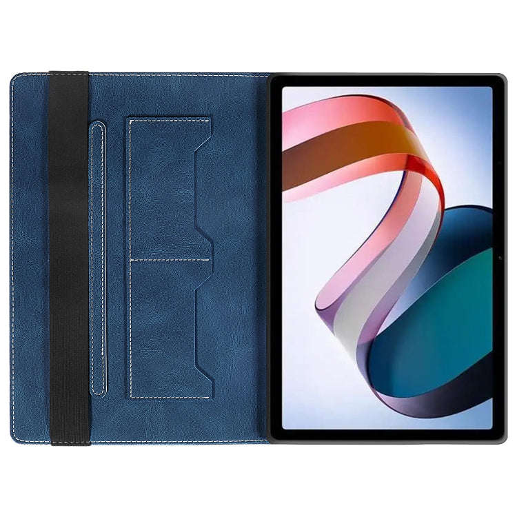 For Xiaomi Redmi Pad 10.61 Splicing Series Tablet PC Leather Case(Royal Blue)