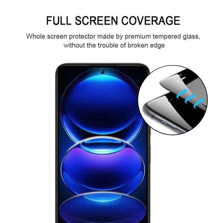 For Xiaomi Redmi Note 12 China / Redmi Note 12 Turbo Full Glue Full Cover Screen Protector Temper...