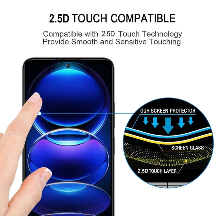 For Xiaomi Redmi Note 12 China / Redmi Note 12 Turbo Full Glue Full Cover Screen Protector Temper...