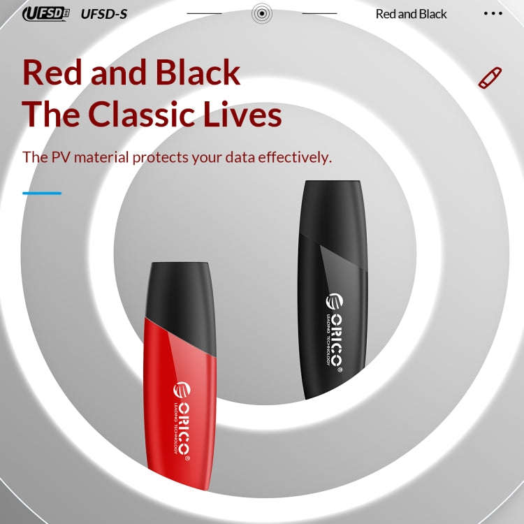 ORICO UFS Flash Drive, Read: 450MB/s, Write: 350MB/s, Memory:64GB, Port:Type-C(Black)