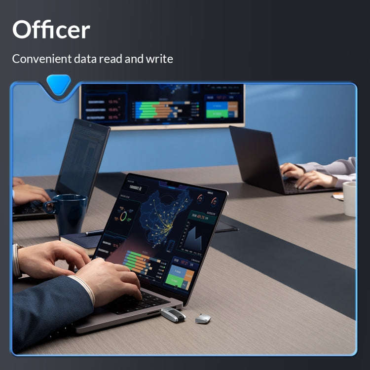 ORICO USB Solid State Flash Drive, Read: 520MB/s, Write: 450MB/s, Memory:1TB, Port:Type-C(Silver)