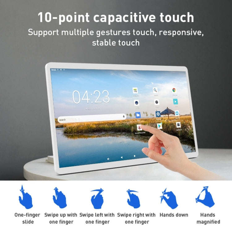 HSD3293T 32 inch IPS Display Advertising Machine Android 12 RK3399 4GB+32GB(White)
