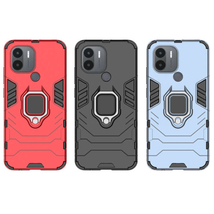 For Xiaomi Redmi A1+ Magnetic Ring Holder PC + TPU Phone Case(Black)
