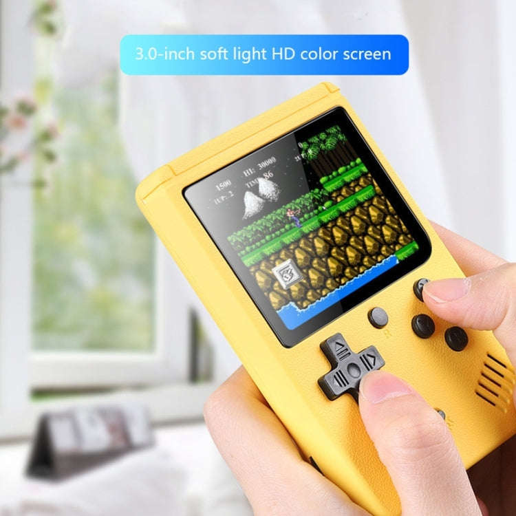 MK800 Doubles 3.0 inch Macaron Mini Handheld Game Console Built-in 800 Games(Green)