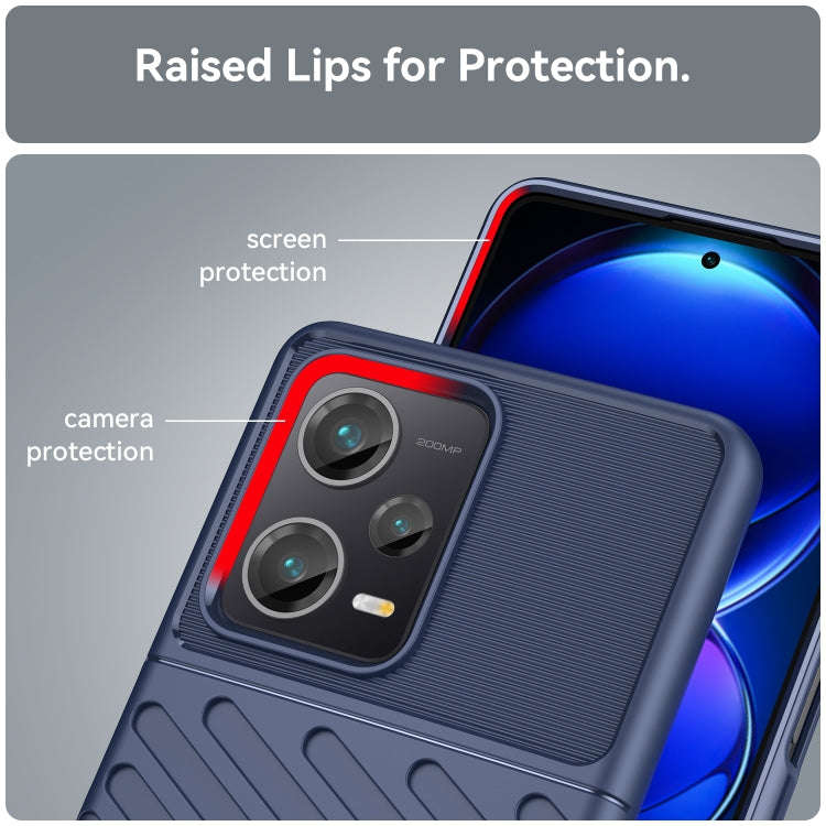 For Xiaomi Redmi Note 12 Pro+ China / Global Thunderbolt Shockproof TPU Protective Soft Phone Cas...